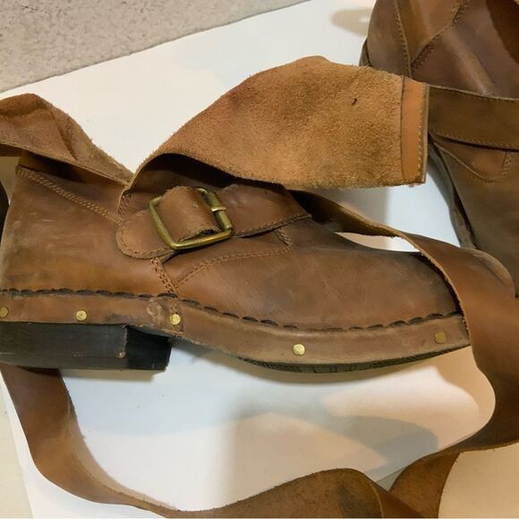 Jeffrey Campbell Brit Wrap Straps Moto Boots Size 8 - Picture 16 of 16